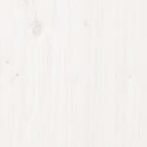 Giroletto Bianco in Legno Massello 100x200 cm 3105656