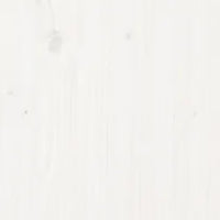 Giroletto-Struttura Letto Bianco in Legno Massello 180x200 cm Super King 929863