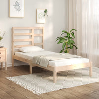Giroletto-Struttura Letto in Legno Massello 75x190 cm Small Single 500069