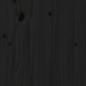 Giroletto Nero in Legno Massello 100x200 cm