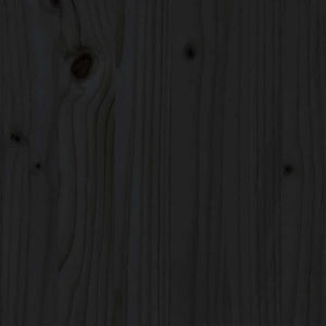 Giroletto Nero in Legno Massello 75x190 cm 2FT6 Small Single cod mxl 34921