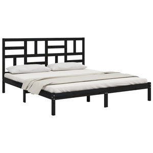 Giroletto Nero in Legno Massello 200x200 cm cod mxl 58052