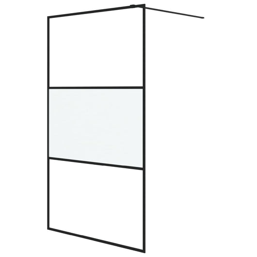 Parete Doccia Walk in 115x195 cm Vetro Semi Smerigliato ESG