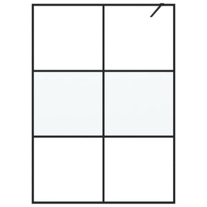 Parete Doccia Walk in 140x195 cm Vetro Semi Smerigliato ESG 152109