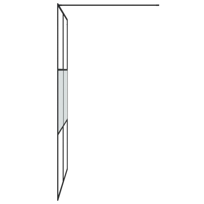 Parete Doccia Walk in 140x195 cm Vetro Semi Smerigliato ESG 152109