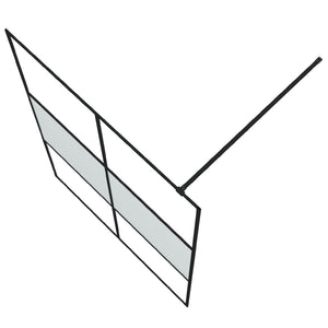 Parete Doccia Walk in 140x195 cm Vetro Semi Smerigliato ESG 152109