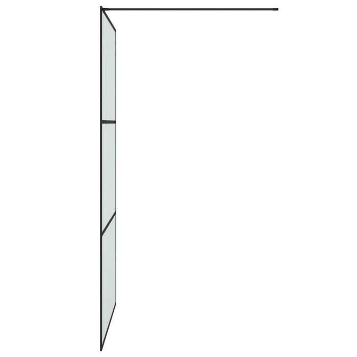 Parete Doccia Walk in 115x195 cm Vetro Smerigliato ESG 152113