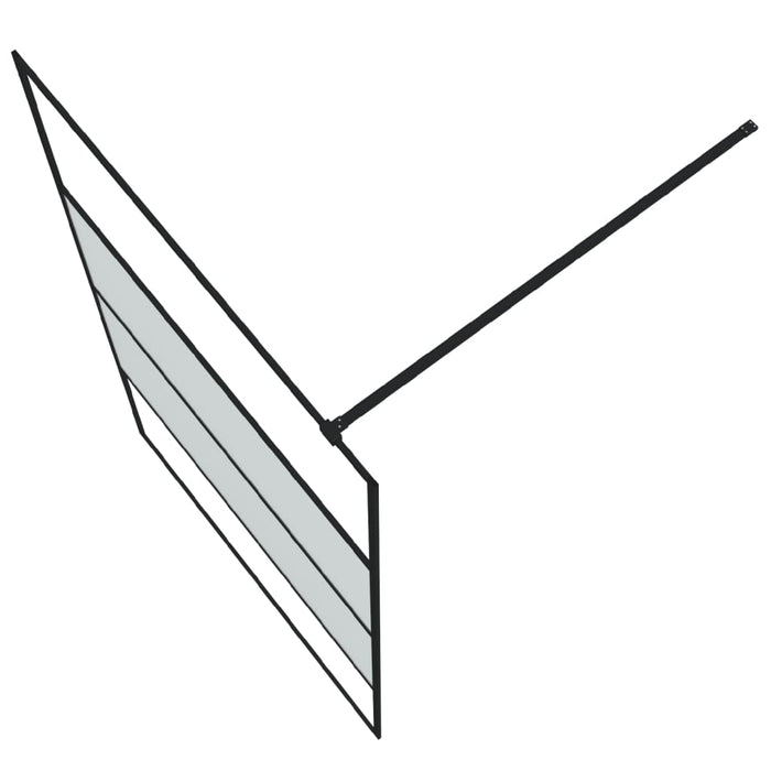 Parete Doccia Walk in 115x195 cm Vetro Semi Smerigliato ESG cod mxl 40269