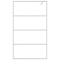 Parete Doccia Walk in Argento 115x195 cm Vetro Trasparente ESG