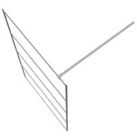 Parete Doccia Walk in Argento 115x195 cm Vetro Trasparente ESG 152138