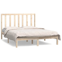 Letto senza Materasso 140x190 cm in Legno Massello di Pino 3106618