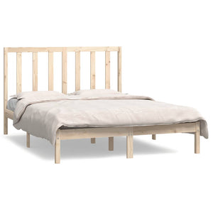 Letto senza Materasso 140x190 cm in Legno Massello di Pino 3106618
