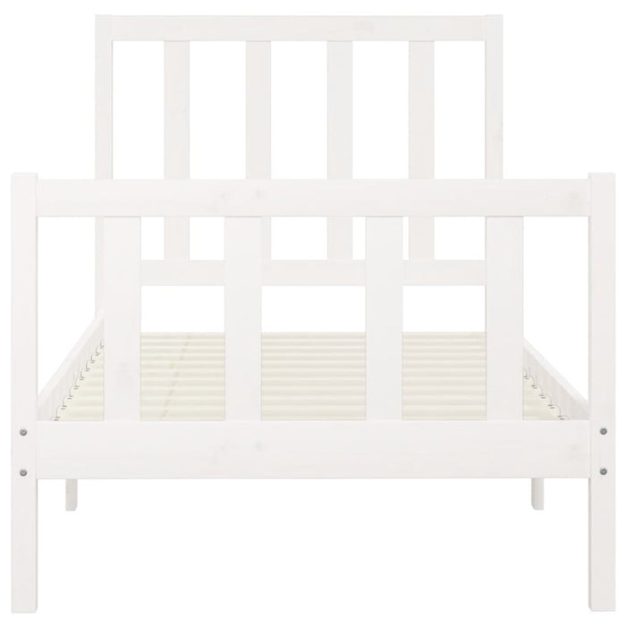 Giroletto Bianco in Legno Massello 100x200 cm 3106824