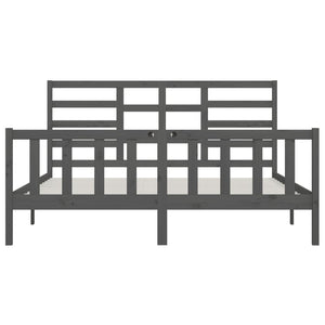 Giroletto Grigio in Legno Massello di Pino 200x200 cm 3107635