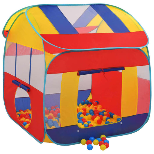 Tenda gioco con 550 palline 123 x 120 x 126 cm multicolore 02_0005135