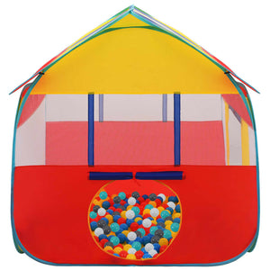 Tenda gioco con 550 palline 123 x 120 x 126 cm multicolore 02_0005179
