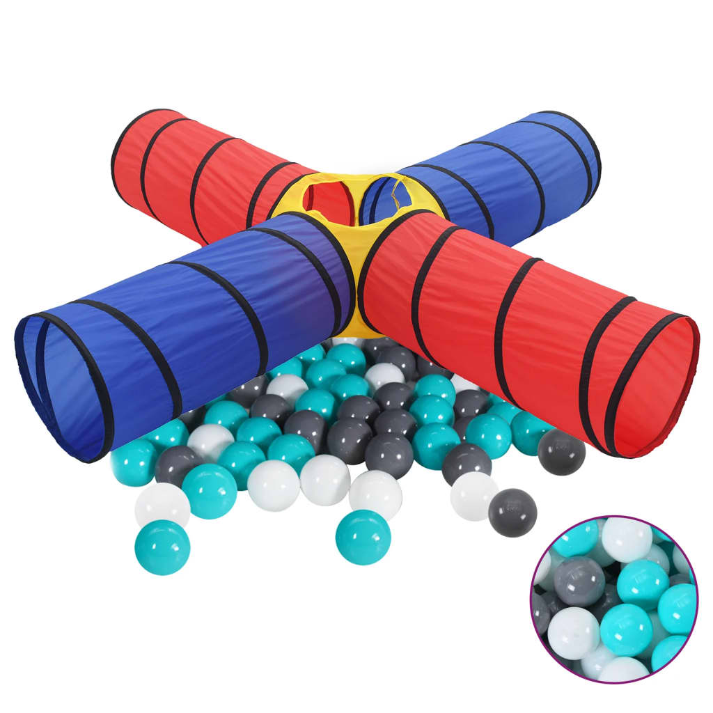 Tunnel da gioco per bambini con 250 palline, multicolore 02_0005118