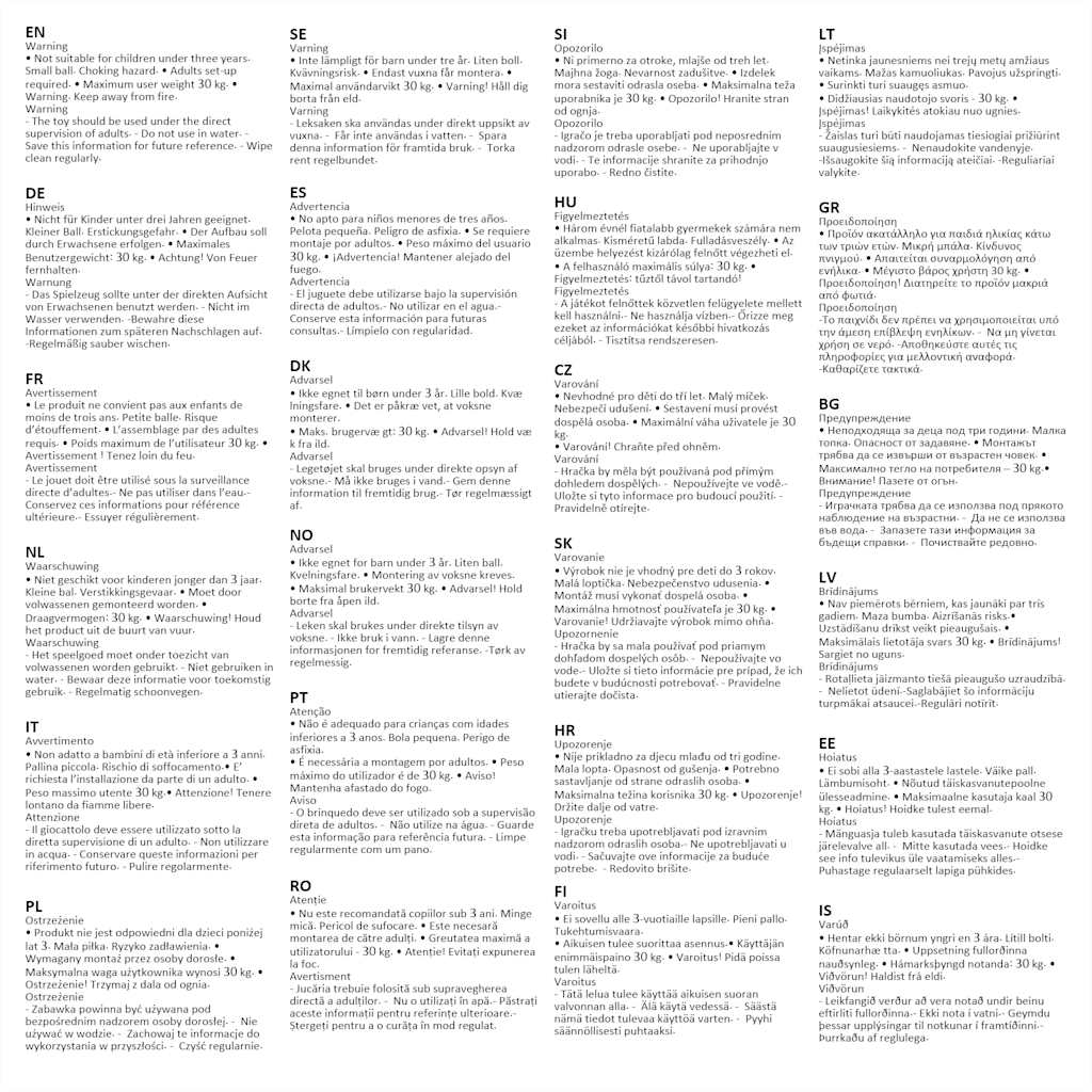 Piscina con 300 Palline per Bambini 75x75x32 cm 3107718