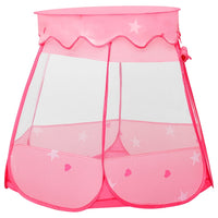 Tenda da gioco per bambini con 250 palline 102 x 102 x 82 cm rosa 02_0005163