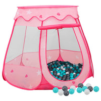 Tenda da Gioco per Bambini Rosa con 250 Palline 102x102x82 cm cod mxl 76484