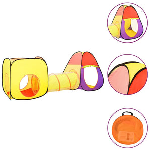 Tenda da Gioco per Bambini 250 Palline Multicolore 255x80x100cm 3107728