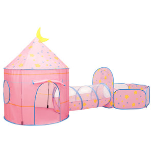 Tenda da Gioco per Bambini Rosa con 250 Palline 301x120x128 cm 3107736