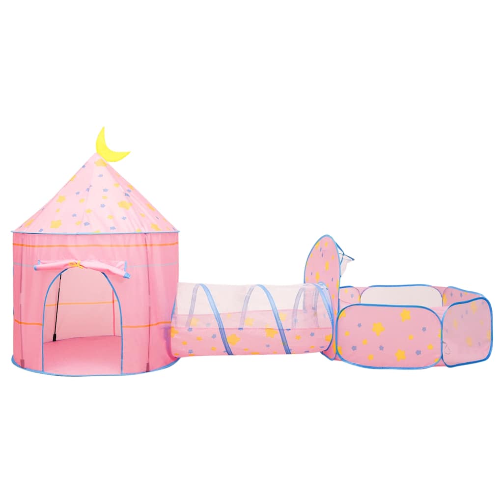 vidaXL Tenda da Gioco per Bambini Rosa con 250 Palline 301x120x128 cm