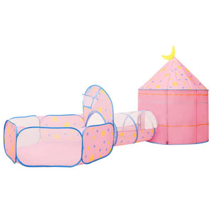 vidaXL Tenda da Gioco per Bambini Rosa con 250 Palline 301x120x128 cm