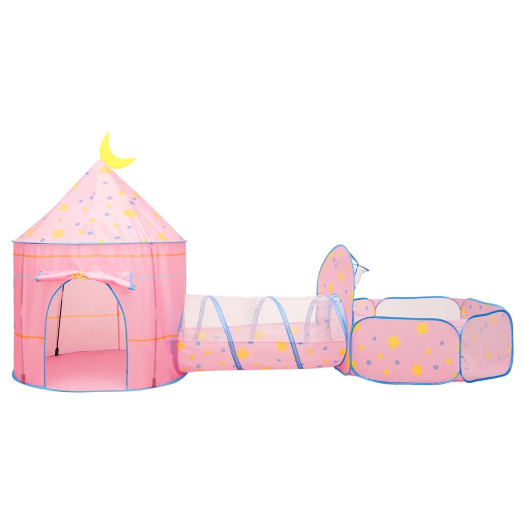 Tenda da gioco per bambini con 250 palline 301 x 120 x 128 cm rosa 02_0005147
