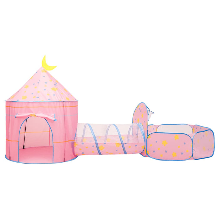 Tenda da Gioco per Bambini Rosa con 250 Palline 301x120x128 cm 3107738