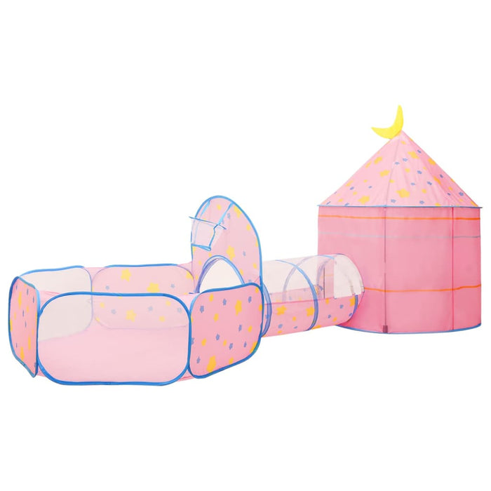 Tenda da gioco per bambini con 250 palline rosa 301x120x128 cm 02_0005123