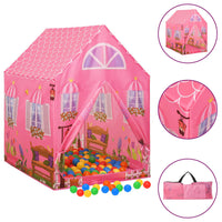 Tenda da gioco per bambini con 250 palline 69 x 94 x 104 cm rosa 02_0005193