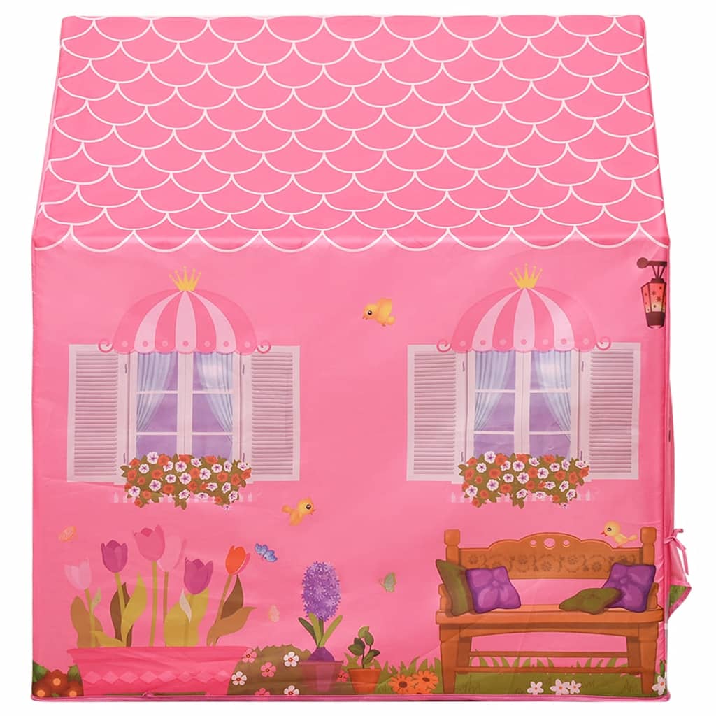 Tenda da gioco per bambini con 250 palline 69 x 94 x 104 cm rosa 02_0005193