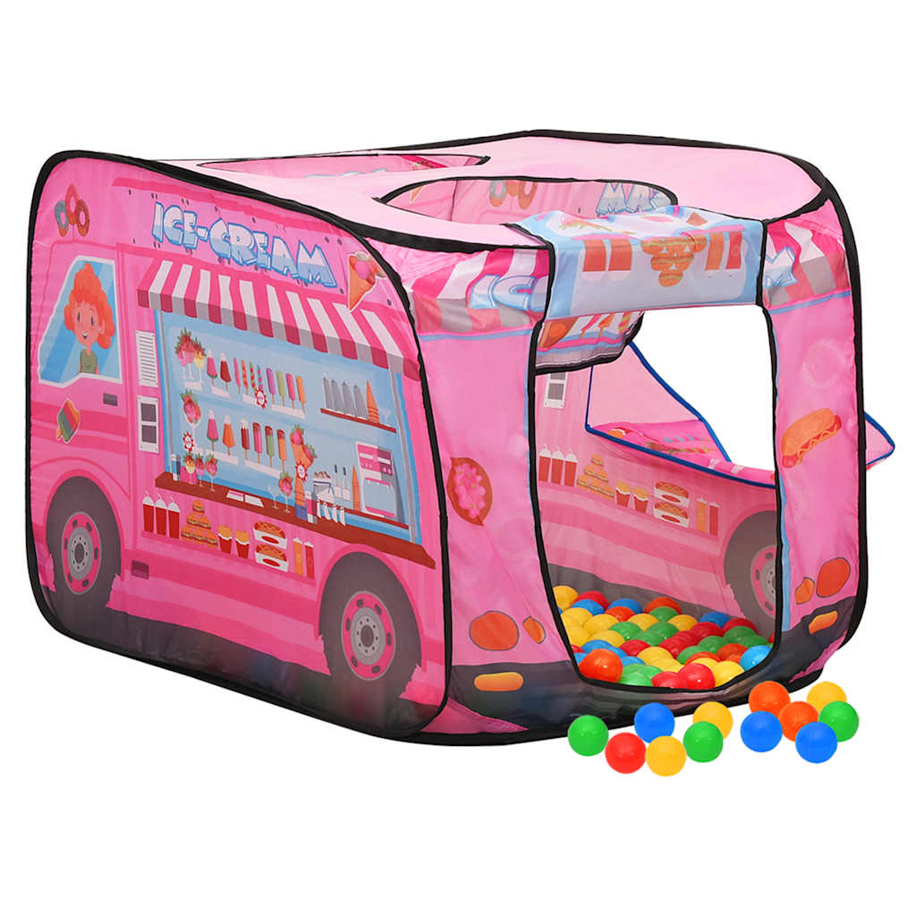 Tenda da Gioco per Bambini Rosa con 250 Palline 70x112x70 cm 3107751