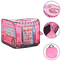 Tenda da gioco per bambini con 250 palline 70 x 112 x 70 cm rosa 02_0005127