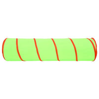 Tunnel gioco per bambini con 250 palline verde 175 cm poliestere 02_0005128