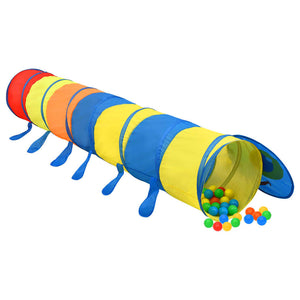 Tunnel gioco per bambini con 250 palline multicolori 245 cm 02_0005196