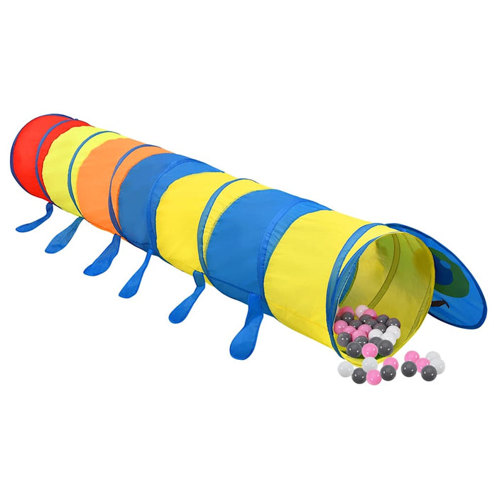 Tunnel Gioco Bambini 250 Palline Multicolore 245 cm Poliestere 3107762