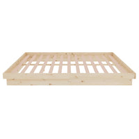 Giroletto senza Materasso in Legno Massello 160x200 cm 819917