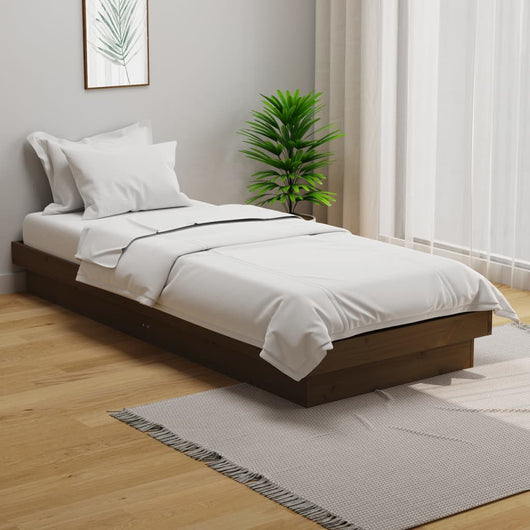 Giroletto senza Materasso-Struttura Letto Ambra Small Single in Legno Massello