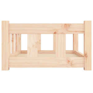 Cuccia per Cani 65,5x50,5x28 cm in Legno Massello di Pino cod mxl 54497