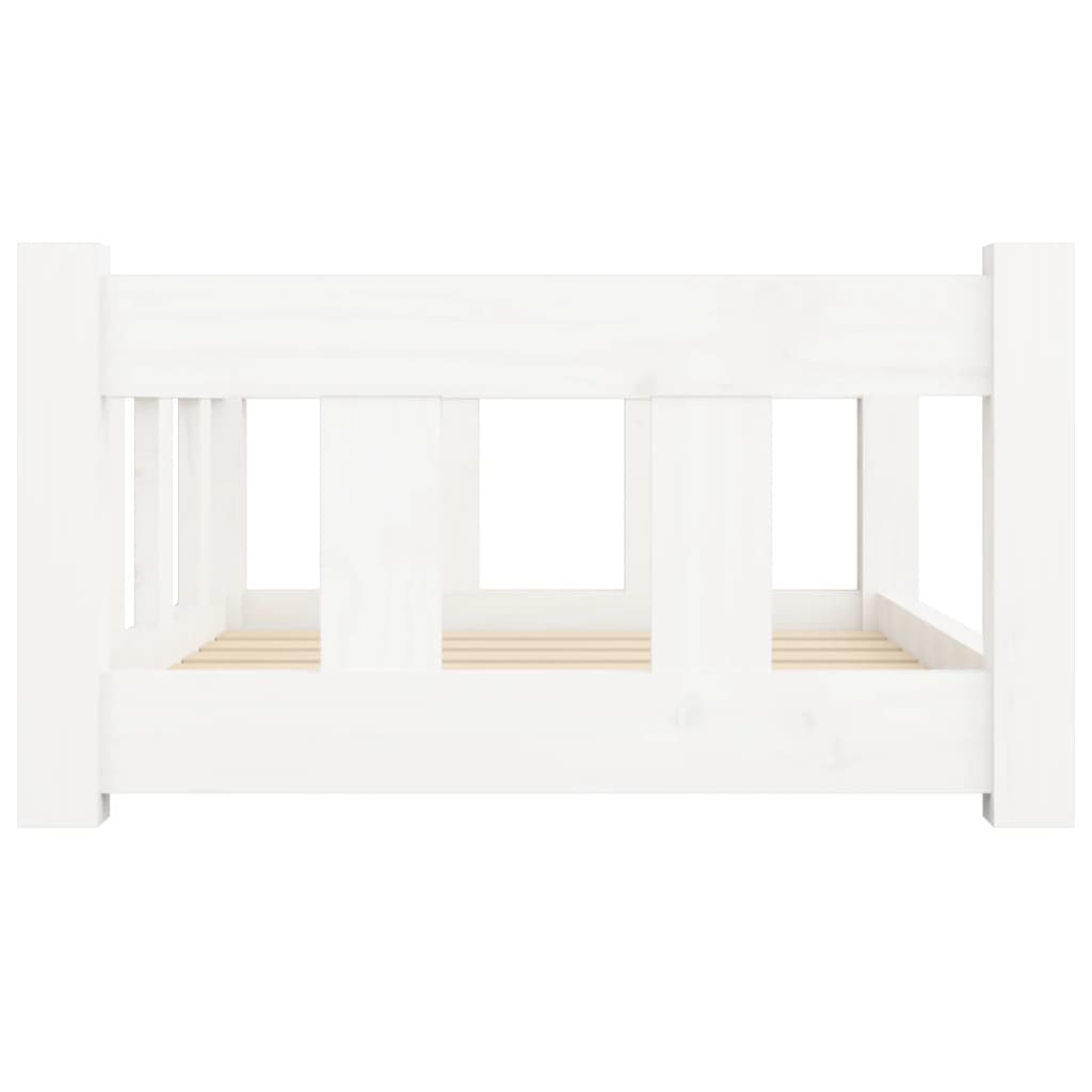 Comodo divano letto per cani 655 x 505 x 28 cm in legno massello di pino bianco 02_0042763