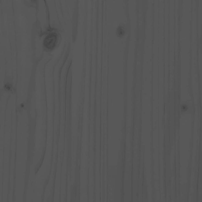 Dormeuse Grigia in Legno Massello di Pino 90x200 cm 820209