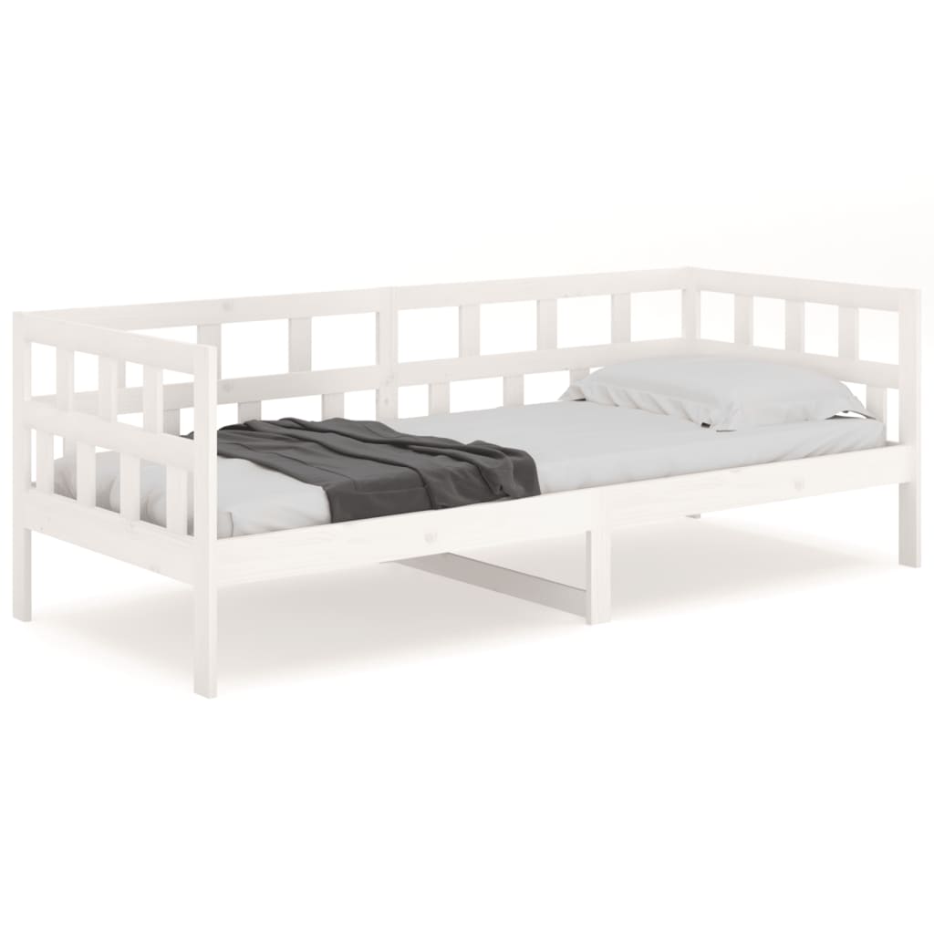 Dormeuse Bianca in Legno Massello di Pino 80x200 cm 820213