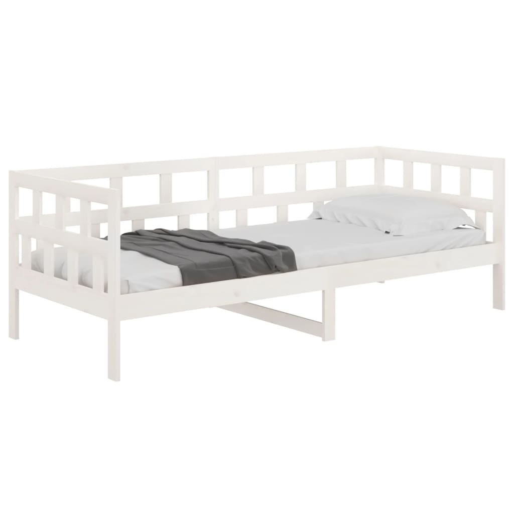 Dormeuse Bianca in Legno Massello di Pino 80x200 cm 820213