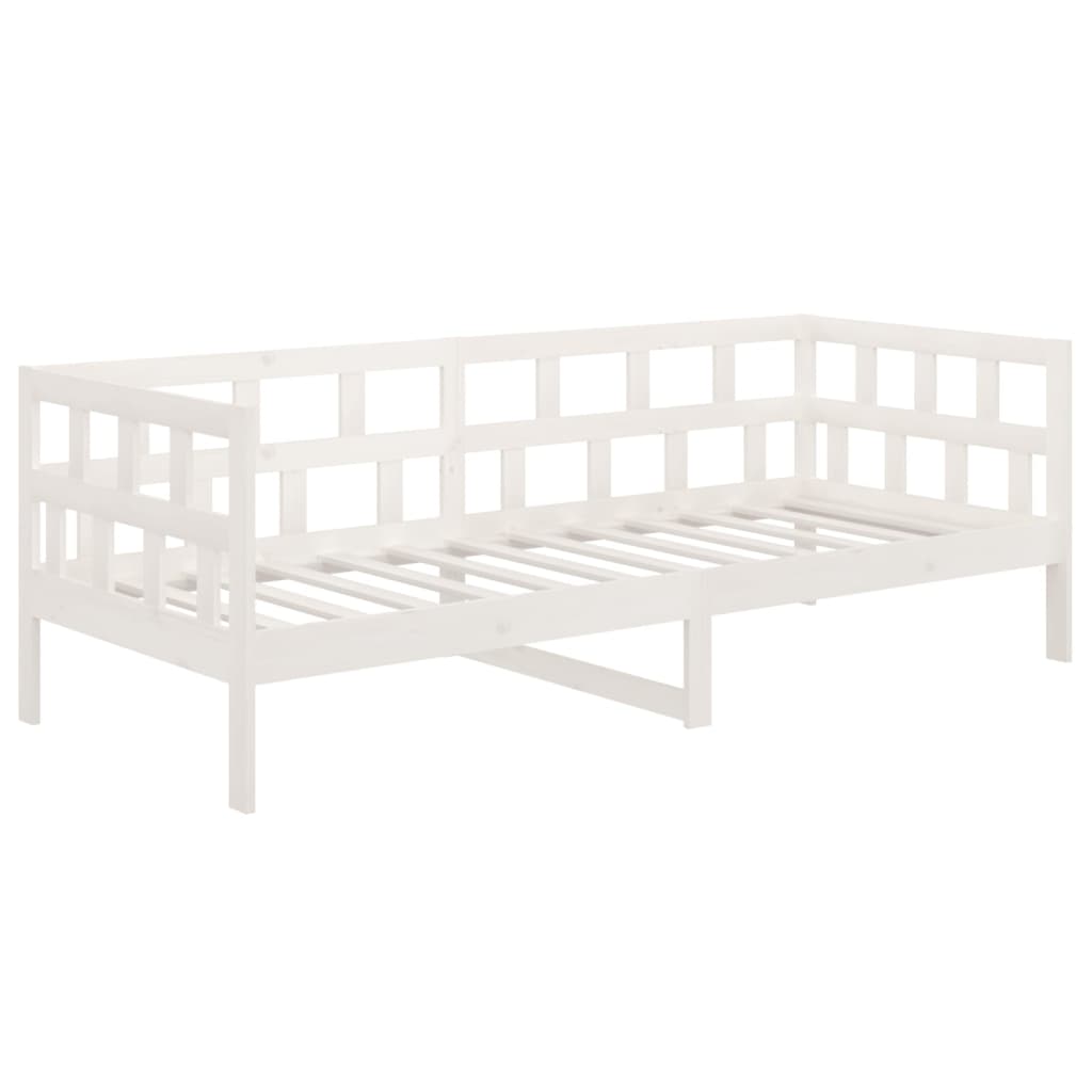 Dormeuse Bianca in Legno Massello di Pino 80x200 cm 820213