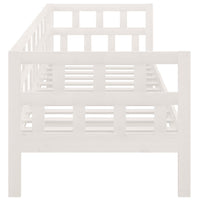 Dormeuse Bianca in Legno Massello di Pino 80x200 cm 820213