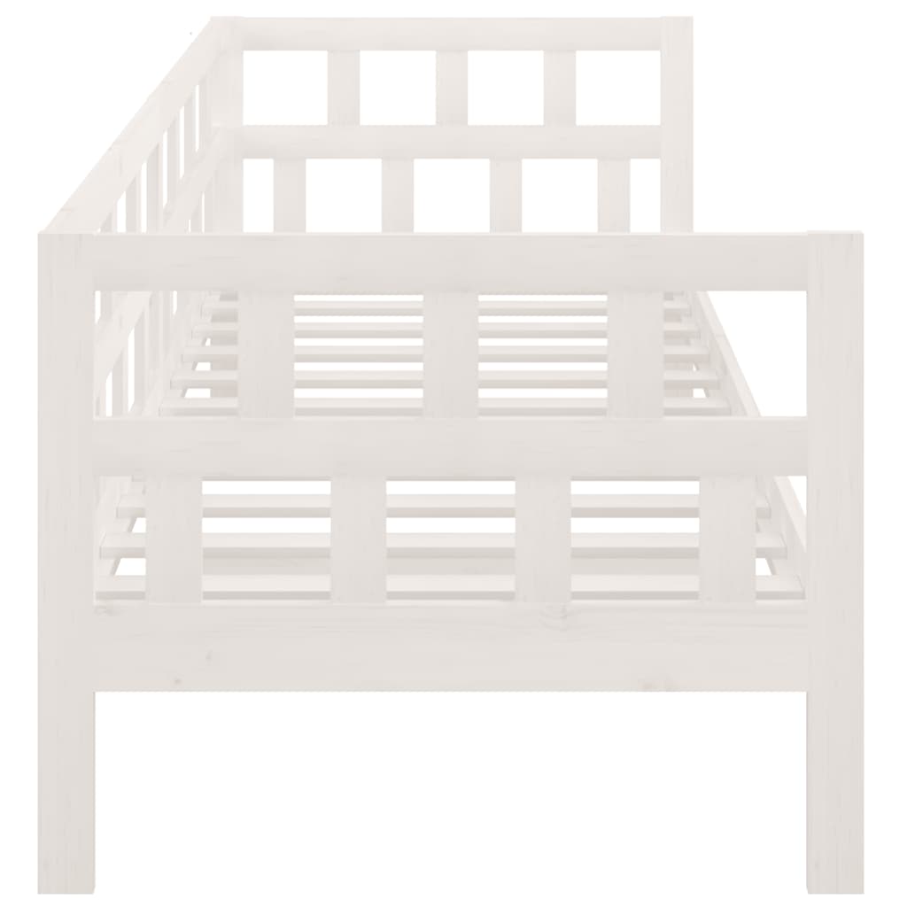 Dormeuse Bianca in Legno Massello di Pino 80x200 cm 820213