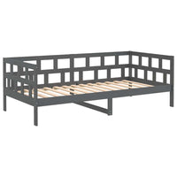 Dormeuse Grigia in Legno Massello di Pino 80x200 cm 820214