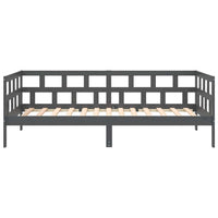 Dormeuse Grigia in Legno Massello di Pino 80x200 cm 820214